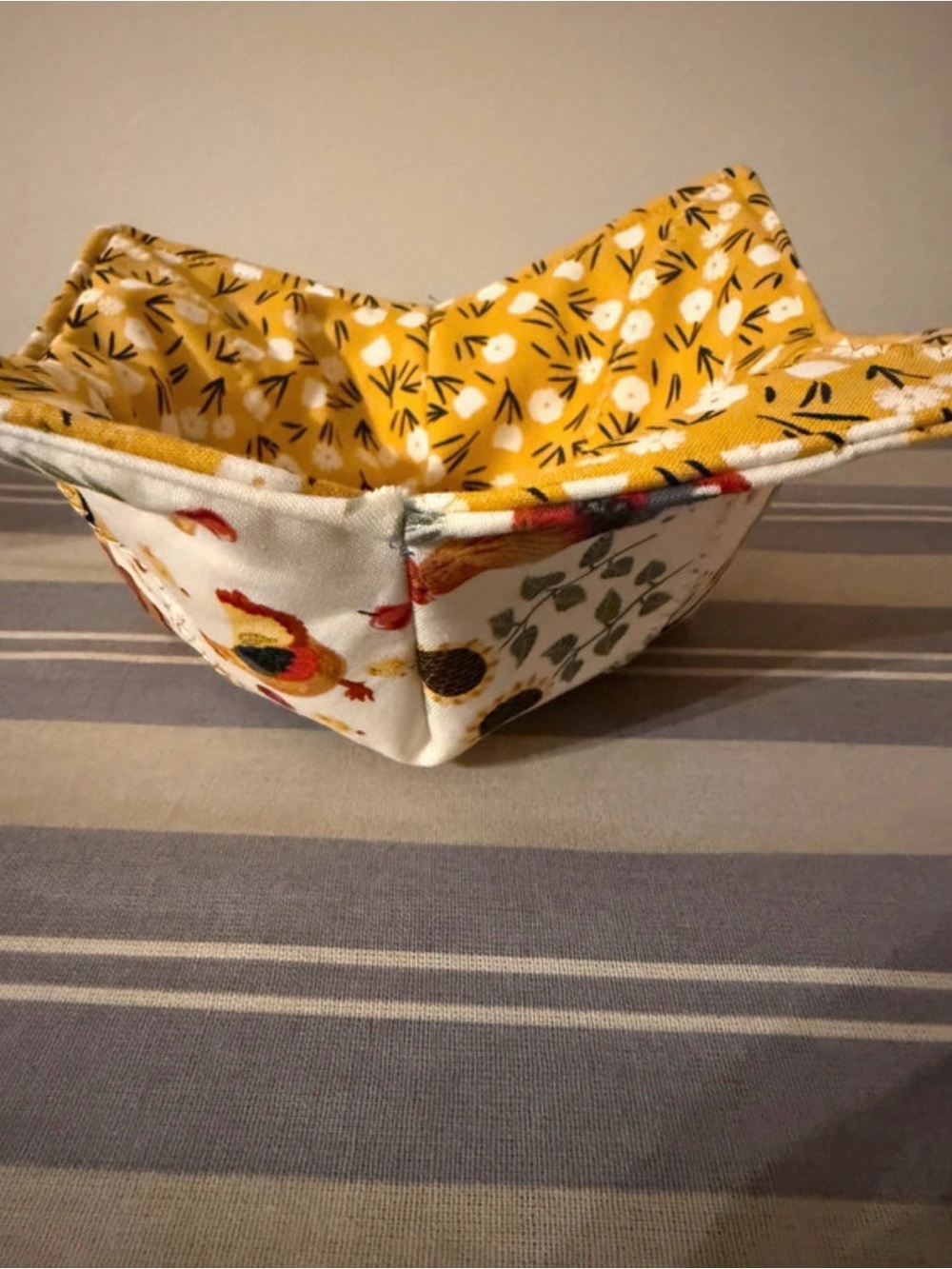 Reversible Microwave Bowl Cozy
